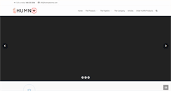 Desktop Screenshot of humnpharma.com